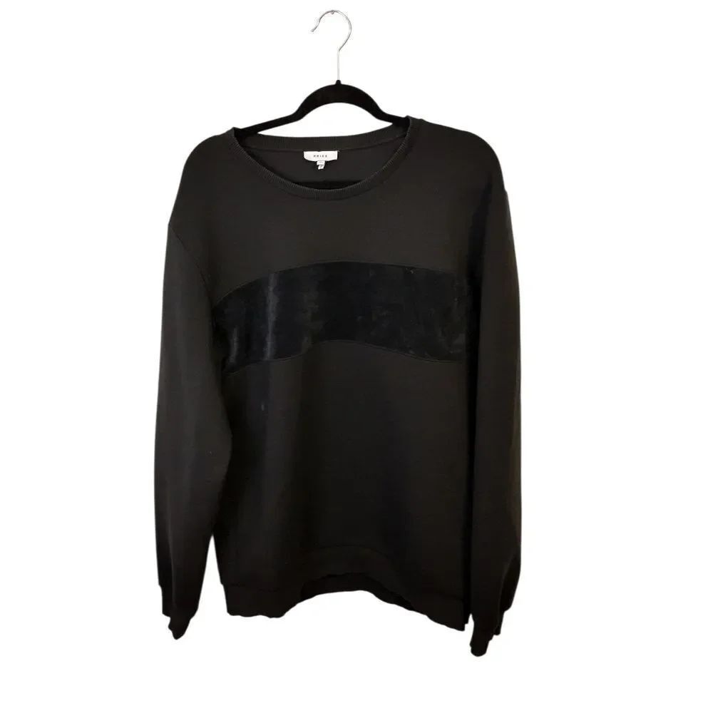 Reiss Charcoal Crewneck Top Size XL